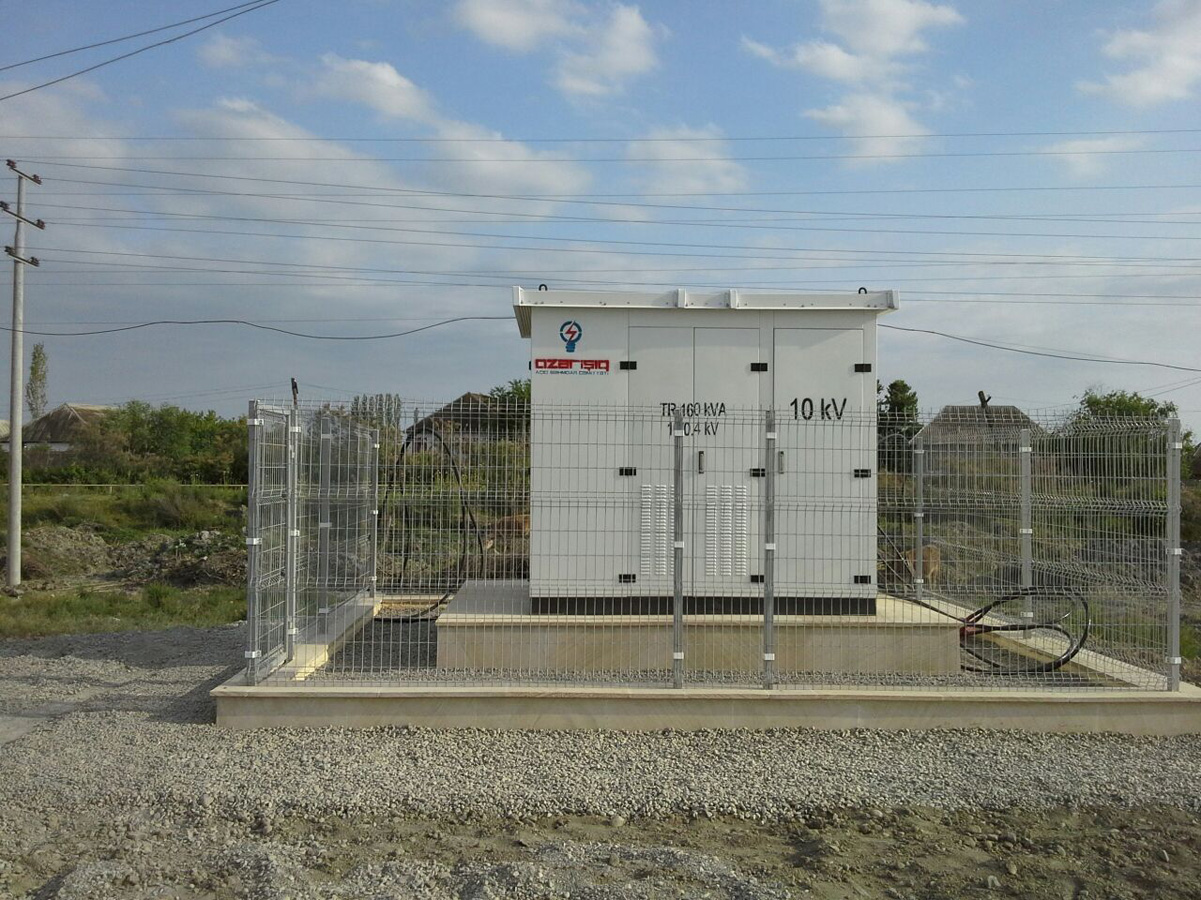 Bölgələrdə 600 ədəd 10 kV-luq komplekt transformator məntəqələri quraşdırılır