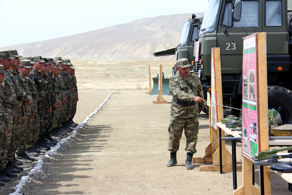 Инженерно-саперные подразделения ВС Азербайджана провели учения (ФОТО, ВИДЕО)