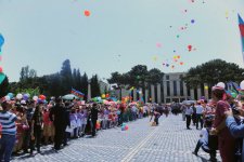 Факельная эстафета «Баку-2015» - в Сумгайыте (ФОТО, ВИДЕО)