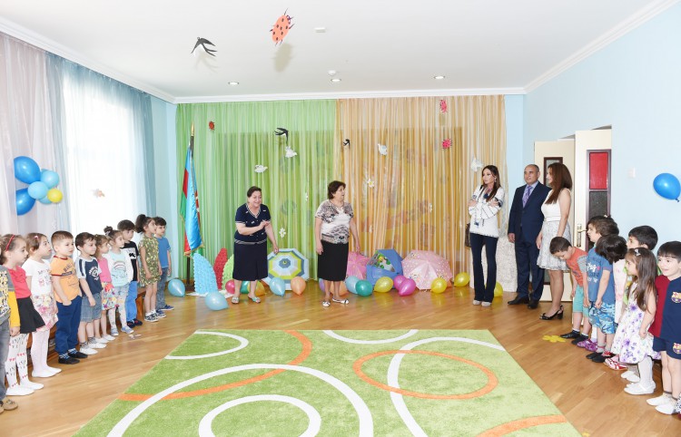 Azerbaijani First Lady visits children’s institutions on Children's Day