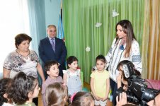 Azerbaijani First Lady visits children’s institutions on Children's Day