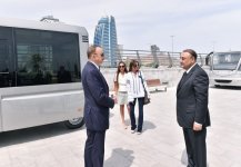 Azerbaijani president and his spouse attend opening of Baku White City boulevard