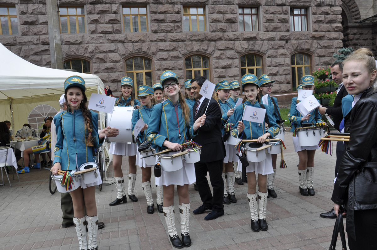 Kiev holds march dedicated to first European Games (PHOTO)