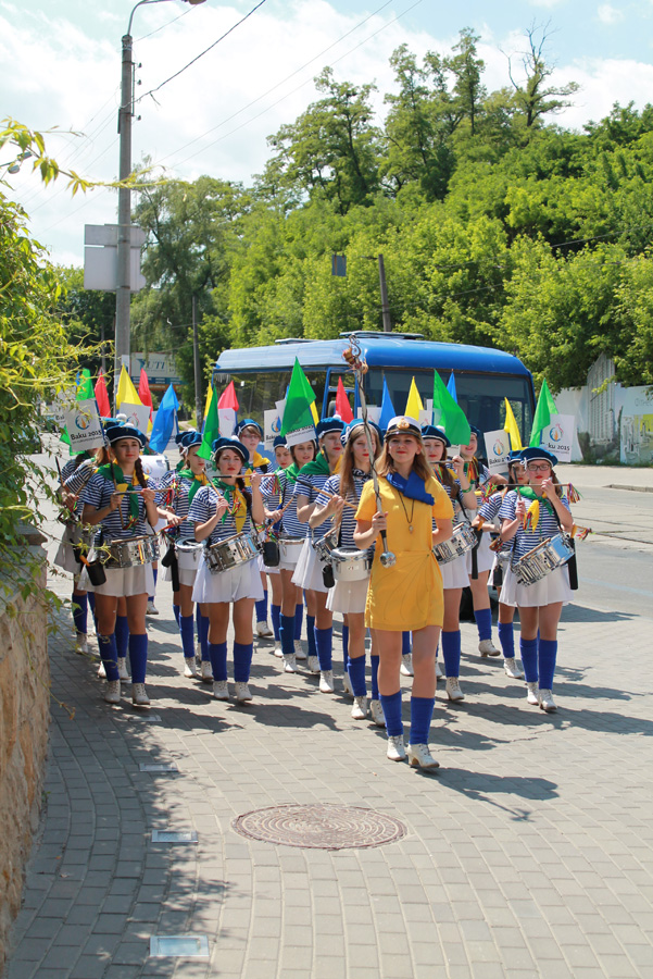 Kiev holds march dedicated to first European Games (PHOTO)