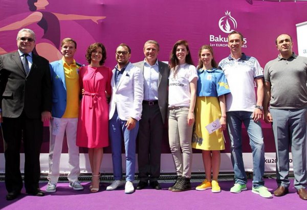 Kiyevdə Bakı-2015 Avropa Oyunlarının daha bir tanıtım aksiyası keçirilib (FOTO)