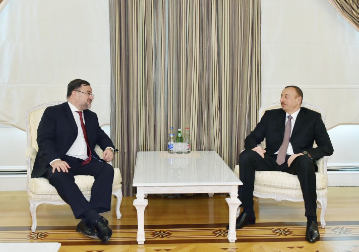 Ilham Aliyev receives OSCE project co-ordinator in Baku