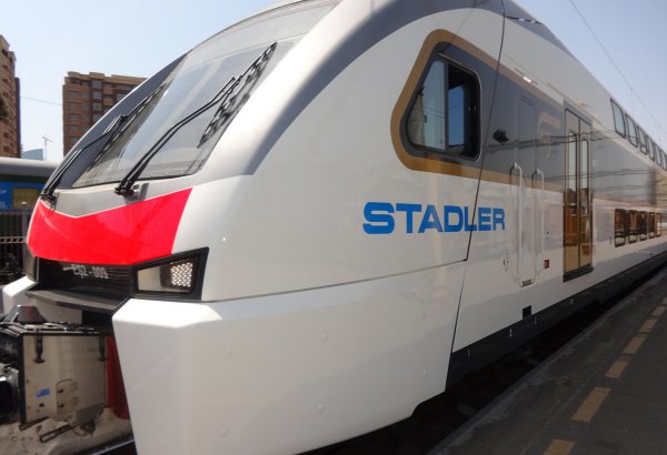 Stadler speed train delivered to Baku