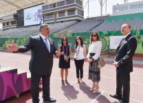 Президент Азербайджана и его супруга ознакомились с условиями, созданными на Республиканском стадионе имени Тофика Бахрамова (ФОТО)