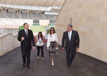 Президент Азербайджана и его супруга ознакомились с условиями, созданными на Республиканском стадионе имени Тофика Бахрамова (ФОТО)
