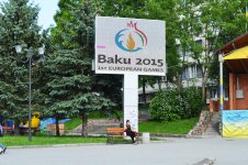 "Baku 2015" celebrated in Ukraine’s resort town (PHOTO)