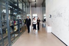 President Ilham Aliyev, his spouse review first permanent place of YARAT Contemporary Art Center (PHOTO)