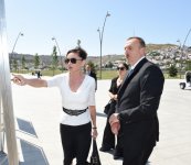 Prezident İlham Əliyev və xanımı Bayıl bulvarının açılışında iştirak ediblər (FOTO)
