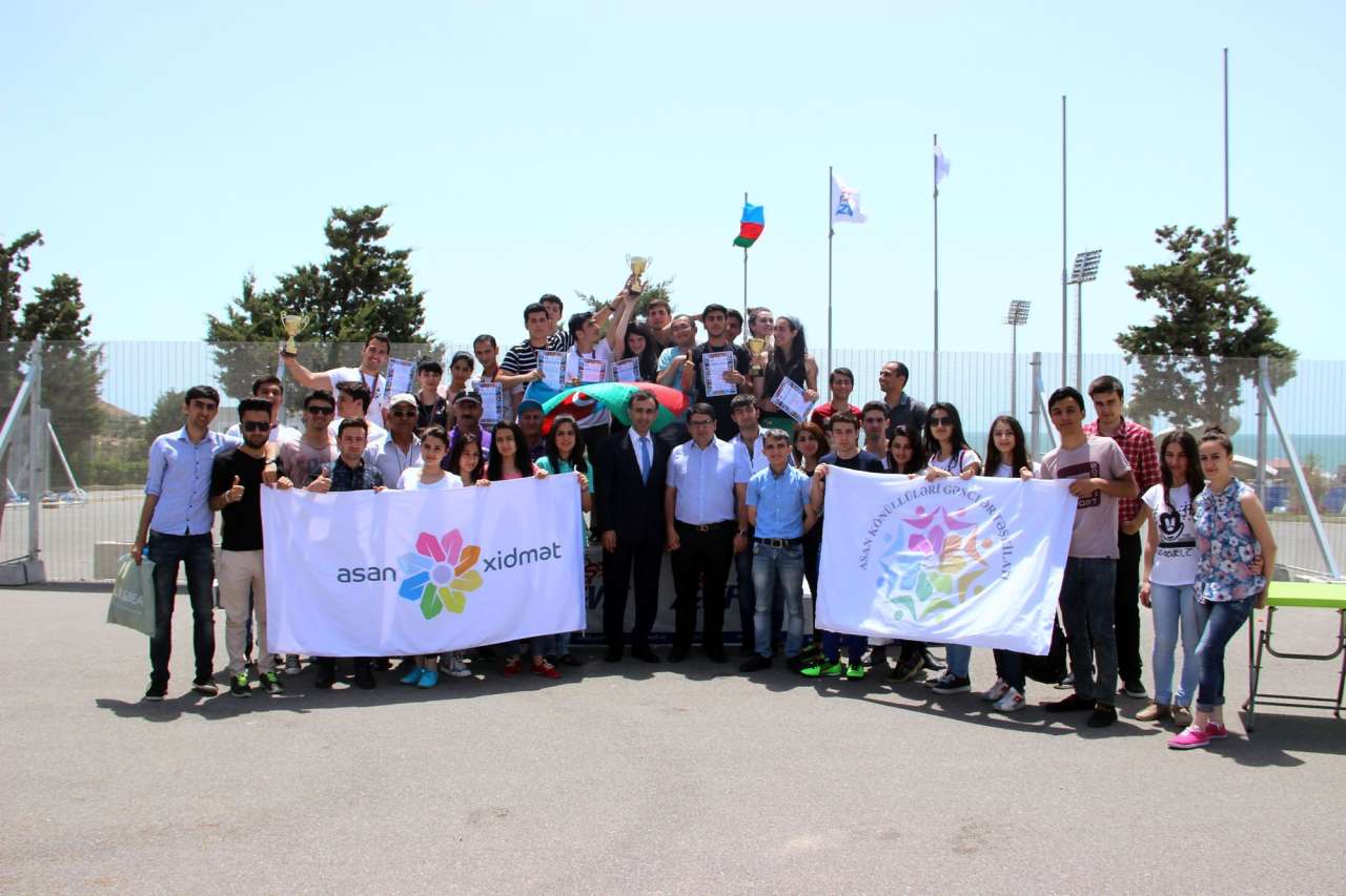 Евроигры поддержали волонтеры Службы «ASAN» (ФОТО)