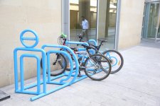 IDEA продолжает устанавливать велосипедные стоянки в Баку (ФОТО)