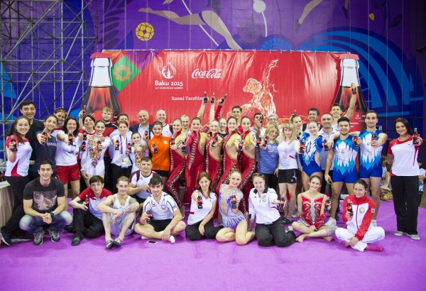 “Coca-Cola” Azərbaycan gimnastlarına “Bakı 2015” Avropa Oyunlarında uğurlar arzuladı