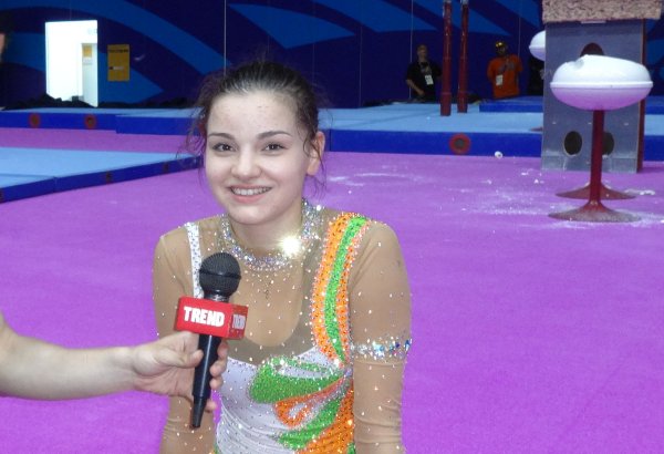 Azerbaijani athletes intensively preparing for Baku 2015, says gymnast