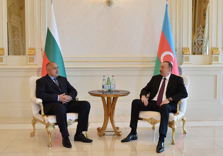 Prezident İlham Əliyev Bolqarıstanın Baş naziri Boyko Borisovu qəbul edib