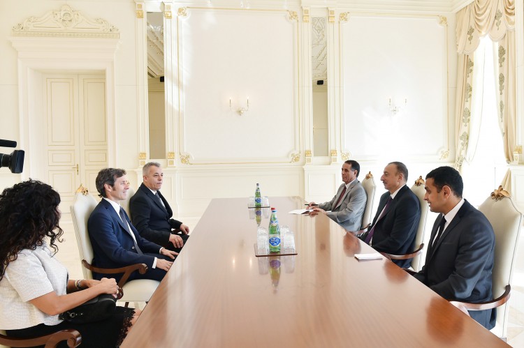 Azerbaijani president receives Captains Regent of San Marino
