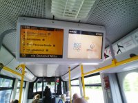 В общественном транспорте Германии демонстрируется видеоролик о первых Евроиграх
