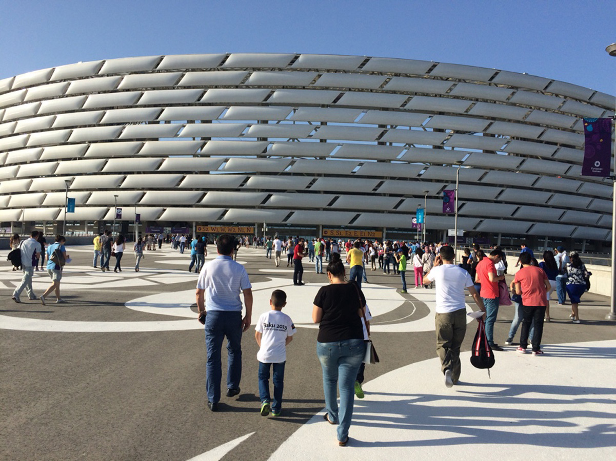 İlk Avropa Oyunlarının açılışına dəqiqələr qalır (FOTO+VİDEO)