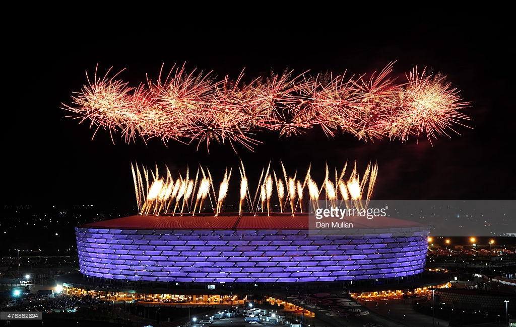 Открытие первых Евроигр в Баку: фотосессия британских репортеров