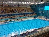 Одиночные соревнования по синхронному плаванию на Евроиграх в Баку