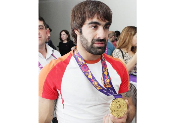 Победитель Евроигр Рафаэль Агаев: Гимн Азербайджана должен звучать на всех соревнованиях (ФОТО)