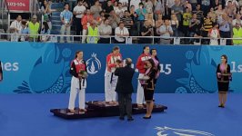 Азербайджанская каратистка завоевала «золото» на Евроиграх (ФОТО, ВИДЕО)