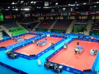 В Баку начались четвертьфиналы по настольному теннису среди мужчин (ФОТО)
