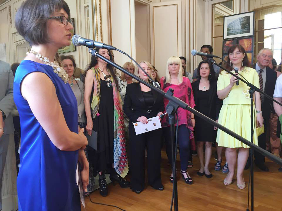 Картина Нигяр Нариманбековой собрала вокруг себя почитателей в Париже (ФОТО)