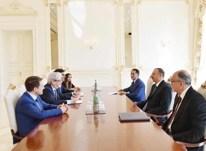 Ilham Aliyev receives Italian deputy PM