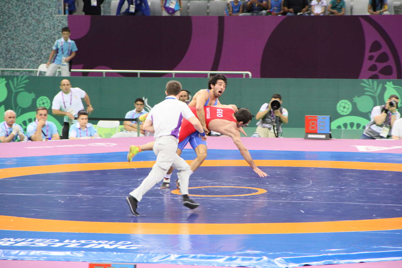 Azerbaijani wrestler reaches ¼ final (UPDATE) (PHOTO)