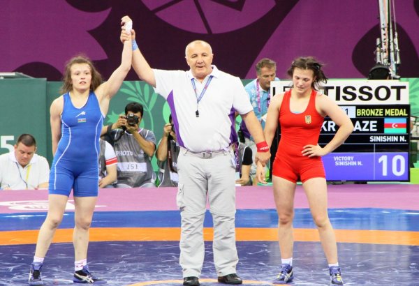 Azerbaijan wins bronze medal at Baku 2015
