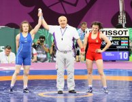 Азербайджан завоевал "бронзу" в женской борьбе на Евроиграх (ФОТО)