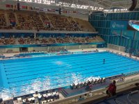 На Европейских играх в Баку стартовал финал по синхронному плаванию в парном разряде