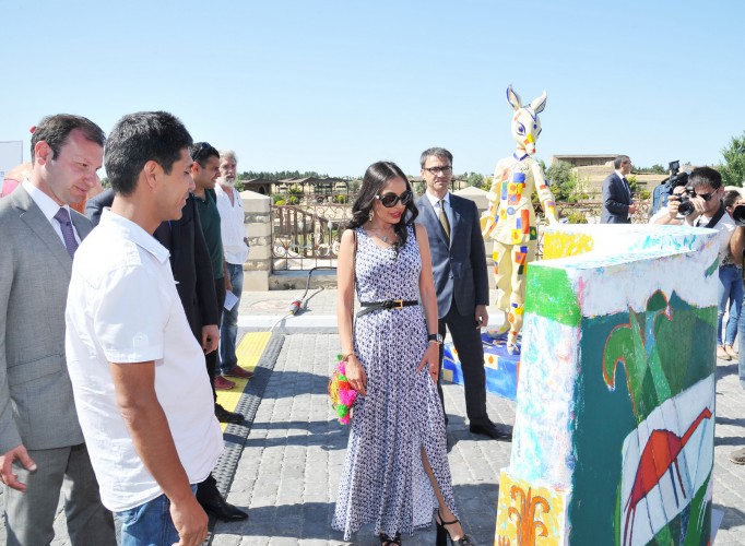 Лейла Алиева приняла участие в церемонии закрытия VI Международного фестиваля искусств «Девичья Башня»