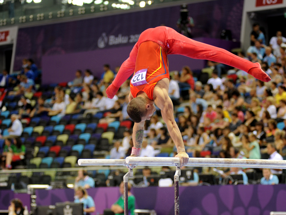 Second day of artistic gymnastics competitions continues as part of Baku’s first European Games (PHOTO)