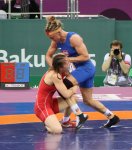 Azerbaijan grabs another gold medal in women’s wrestling at Baku 2015 (VIDEO) (PHOTO)