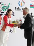 В НОК прошла традиционная встреча с азербайджанскими медалистами на Евроиграх (ФОТО)