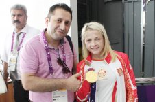 В НОК прошла традиционная встреча с азербайджанскими медалистами на Евроиграх (ФОТО)