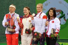 Турецкая спортсменка: Держать флаги Азербайджана и Турции было гордостью (ФОТО)