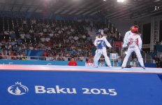 Азербайджанская тхэквондистка вышла в полуфинал Евроигр (ФОТО)
