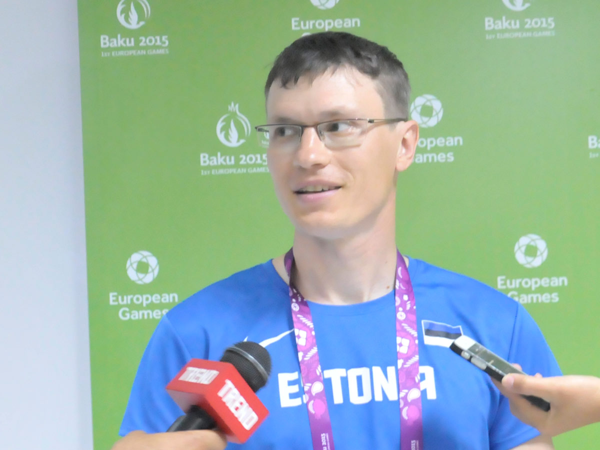 Eston idmançı: "Bakı Avropa Oyunlarının keçirilməsi üçün çox yaxşı yerdir"