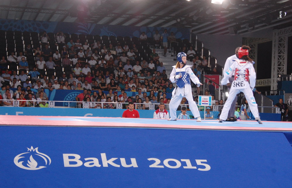 Baku 2015: Azerbaijani taekwondo fighter reaches finals