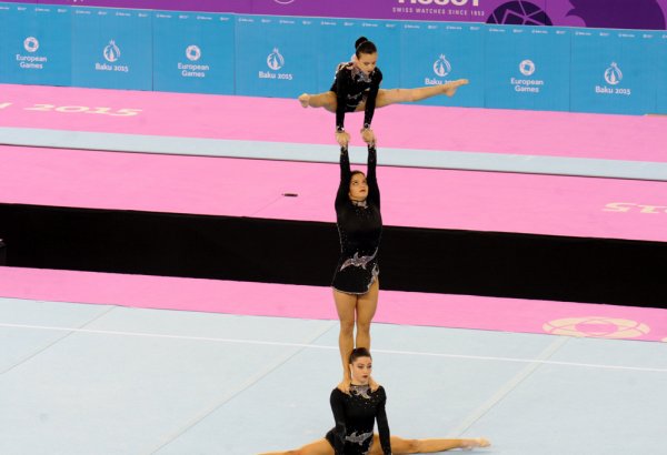 Baku 2015: Azerbaijani gymnasts reach finals in mixed pair acrobatics