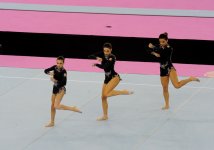 Азербайджанские гимнастки на Евроиграх вышли в финал соревнований по акробатике (ФОТО)