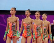 Rusiyalı gimnastlar I Avropa Oyunlarının çoxnövçülük yarışlarında qızıl medal qazandı (FOTO)
