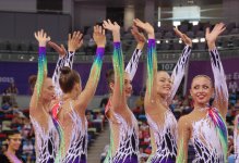 Российские гимнастки завоевали "золото" Евроигр в групповом двоеборье