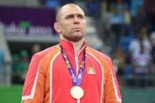 Azerbaijani wrestler wins gold medal at Baku 2015 European Games (PHOTO) (VIDEO)