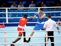 Azerbaijani boxer entered 1/8 finals as part of first European Games (PHOTO)